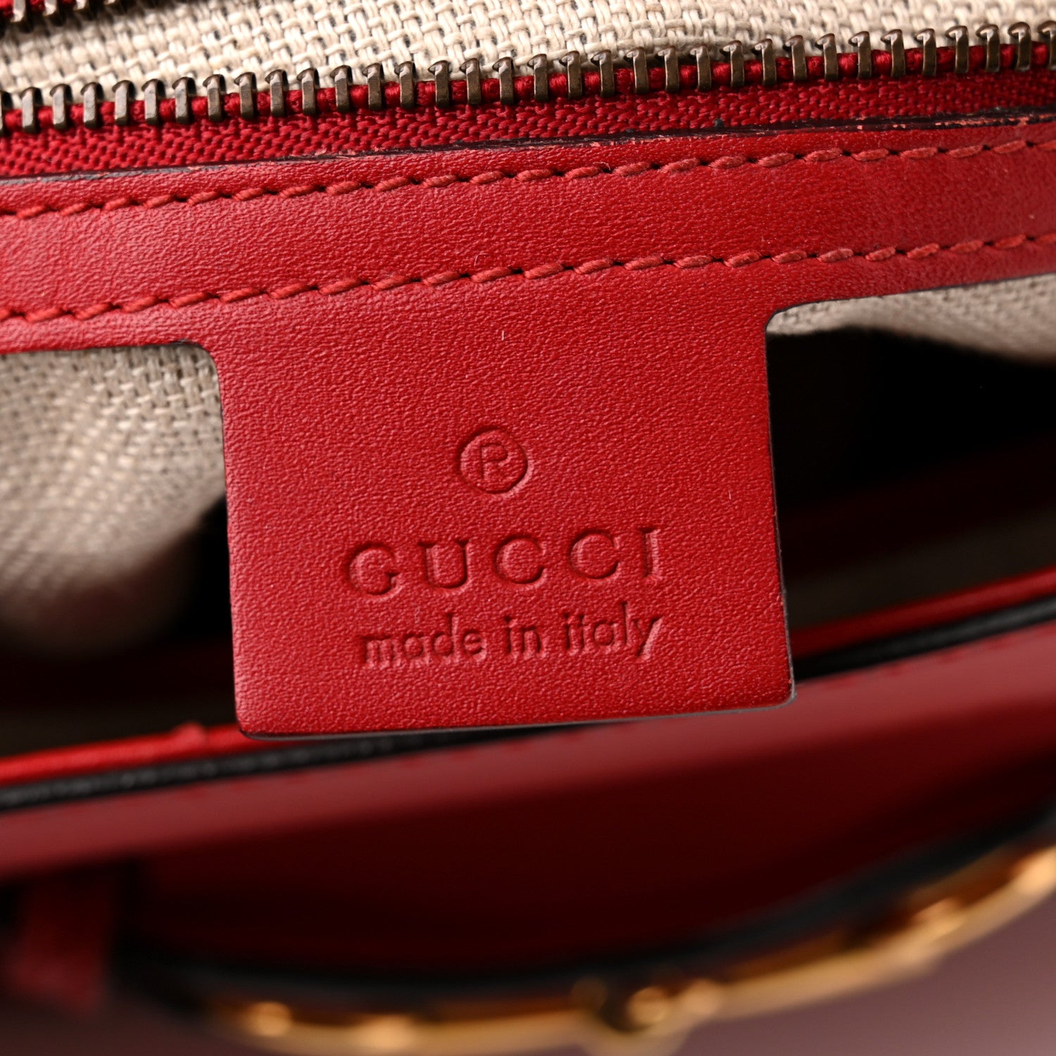 Gucci Ruinart Calfskin Medium Lady Web Shoulder Bag Hibiscus Red 6 of 10