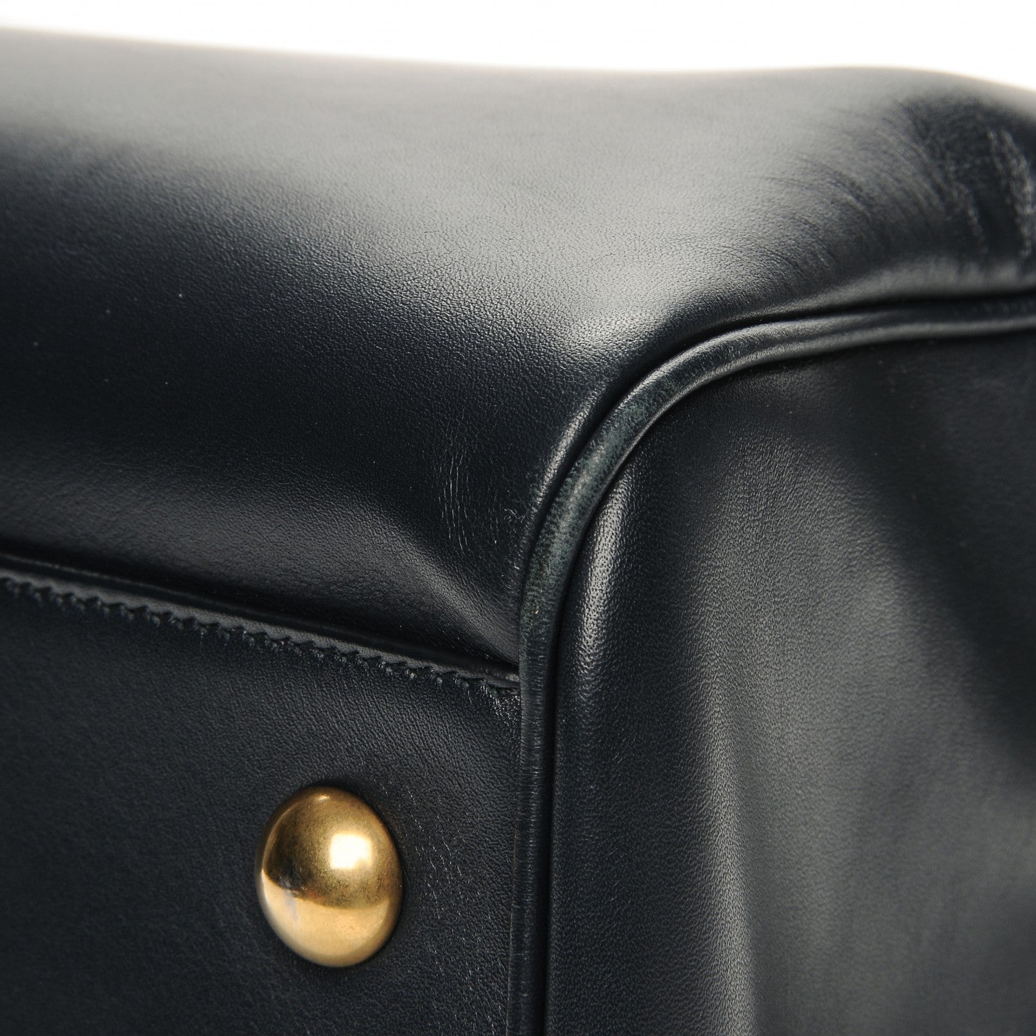 Saint Laurent Calfskin Classic Duffle 6 Marine 11 of 18