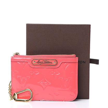 Louis Vuitton Vernis Key Pouch Rose Litchi 8 of 8