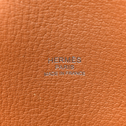Hermes Taurillon Clemence Jypsiere 28 Gold 6 of 15