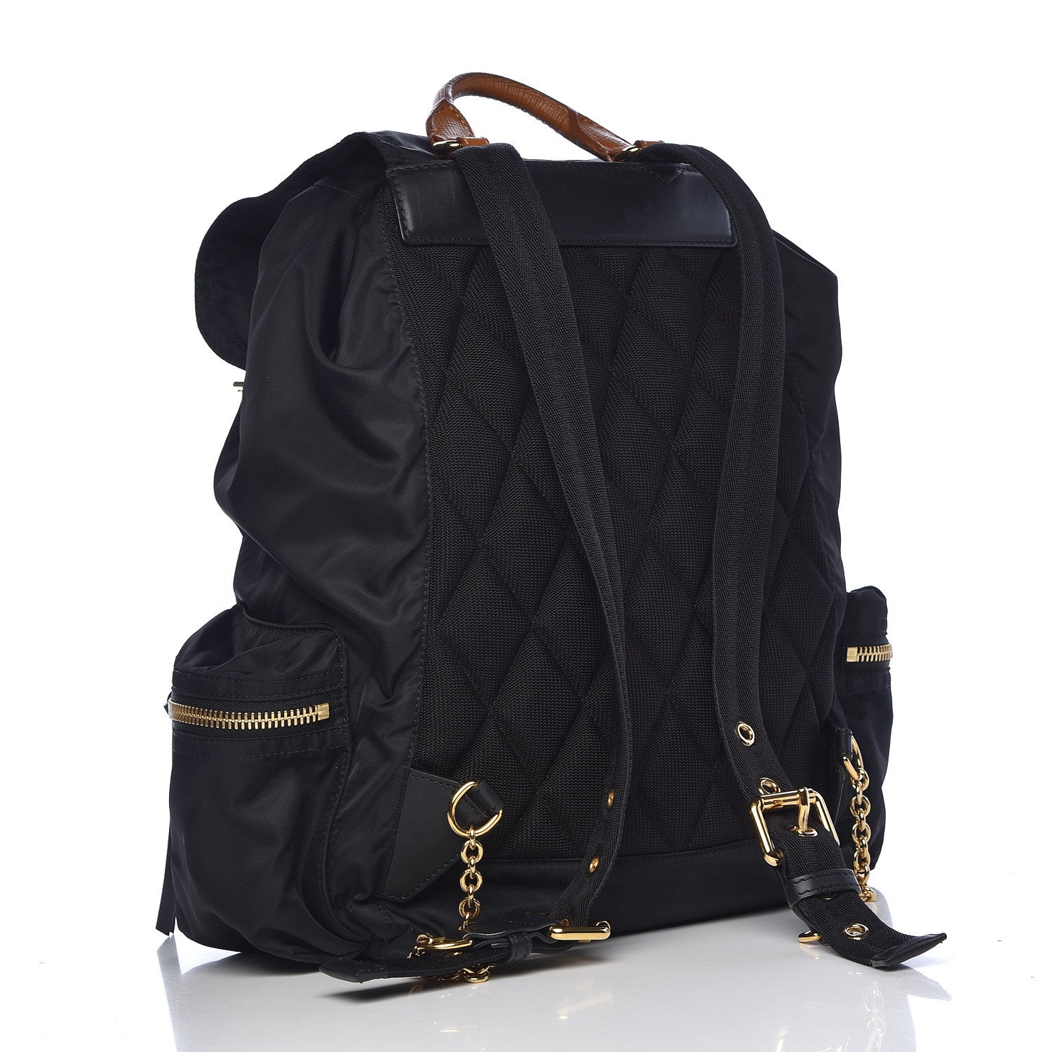 Burberry Nylon Large Rucksack Backpack Black 3 of 10