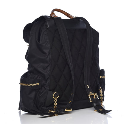 Burberry Nylon Large Rucksack Backpack Black 3 of 10