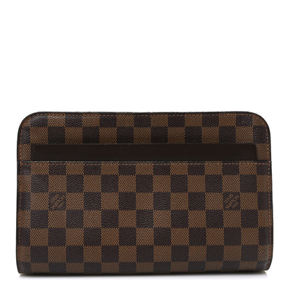 Louis Vuitton Damier Ebene Pochette Saint Louis Clutch 1 of 7