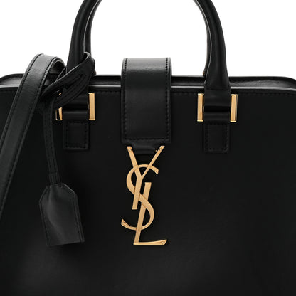 Saint Laurent Calfskin Monogram Baby Cabas Black 8 of 11