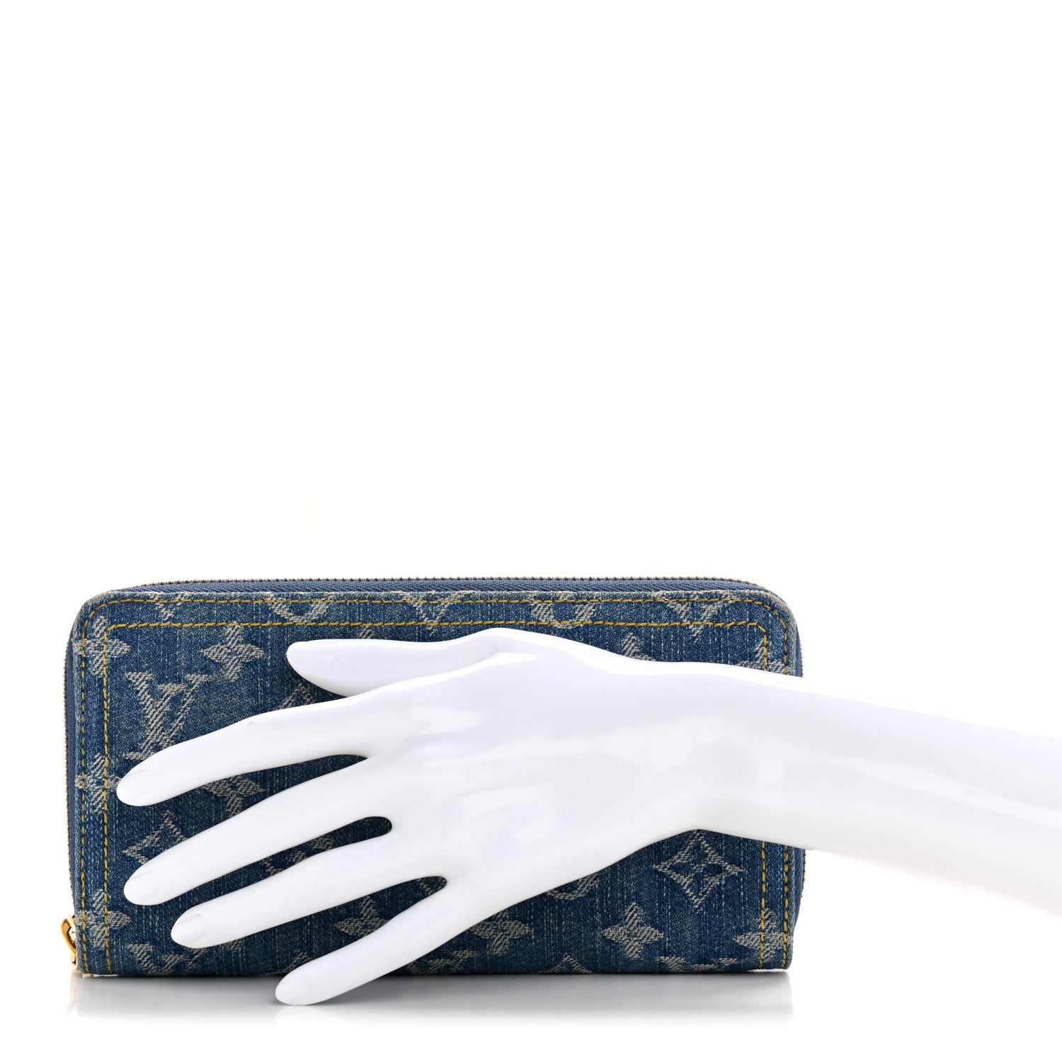 Louis Vuitton Monogram Denim Zippy Wallet Blue 1763109 – FASHIONPHILE