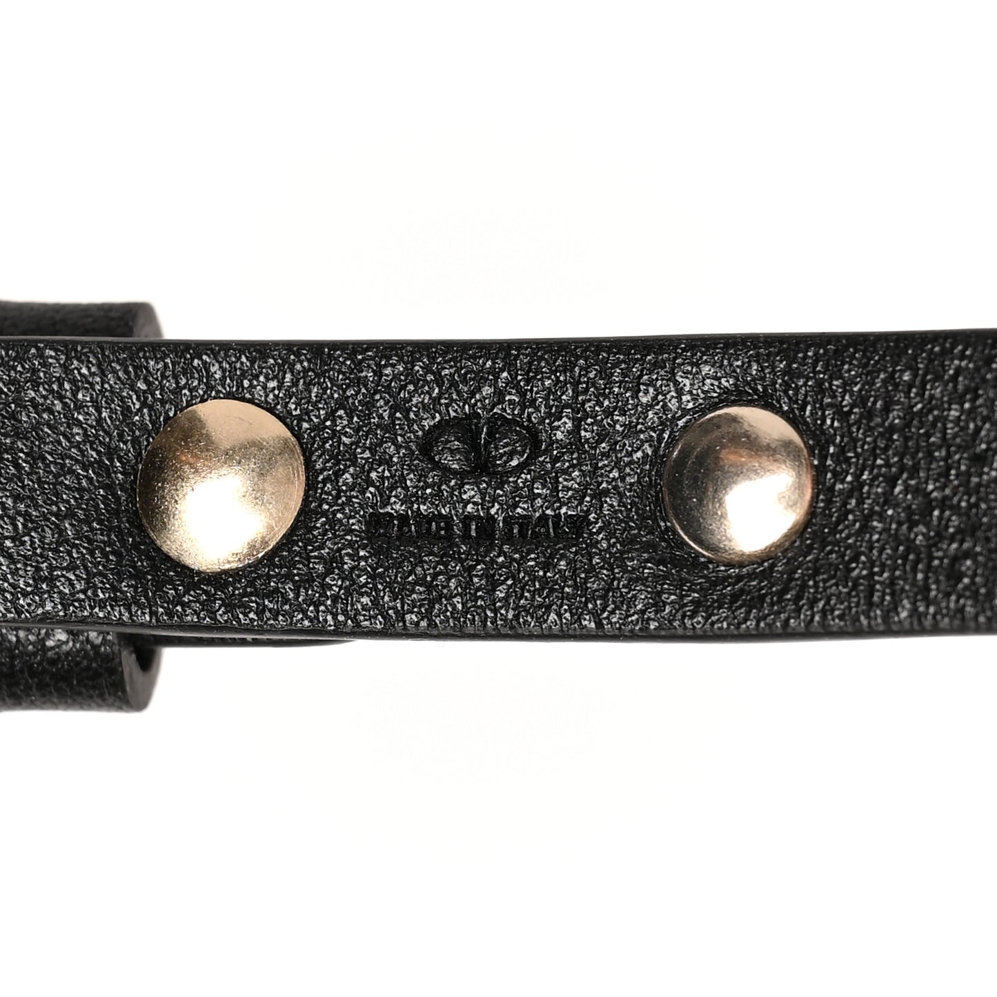 Vitello Rockstud Bracelet Black