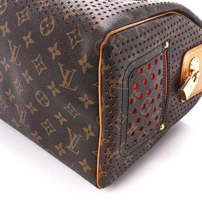 Louis Vuitton Monogram Perforated Speedy 30 Orange 10 of 14