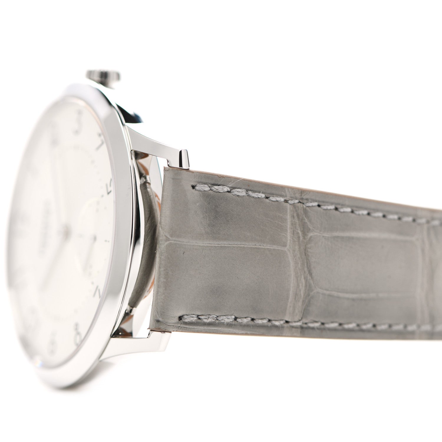 Hermes Stainless Steel Alligator 39.5mm Slim d'Hermes Automatic Watch Etoupe 5 of 6