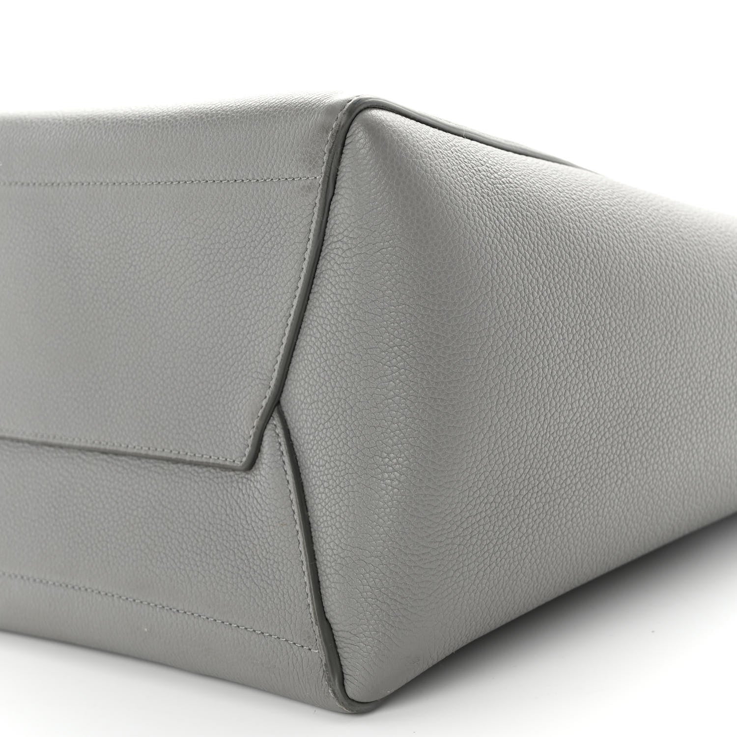Celine Soft Grained Calfskin Sangle Bucket Bag Cloud 10 of 10