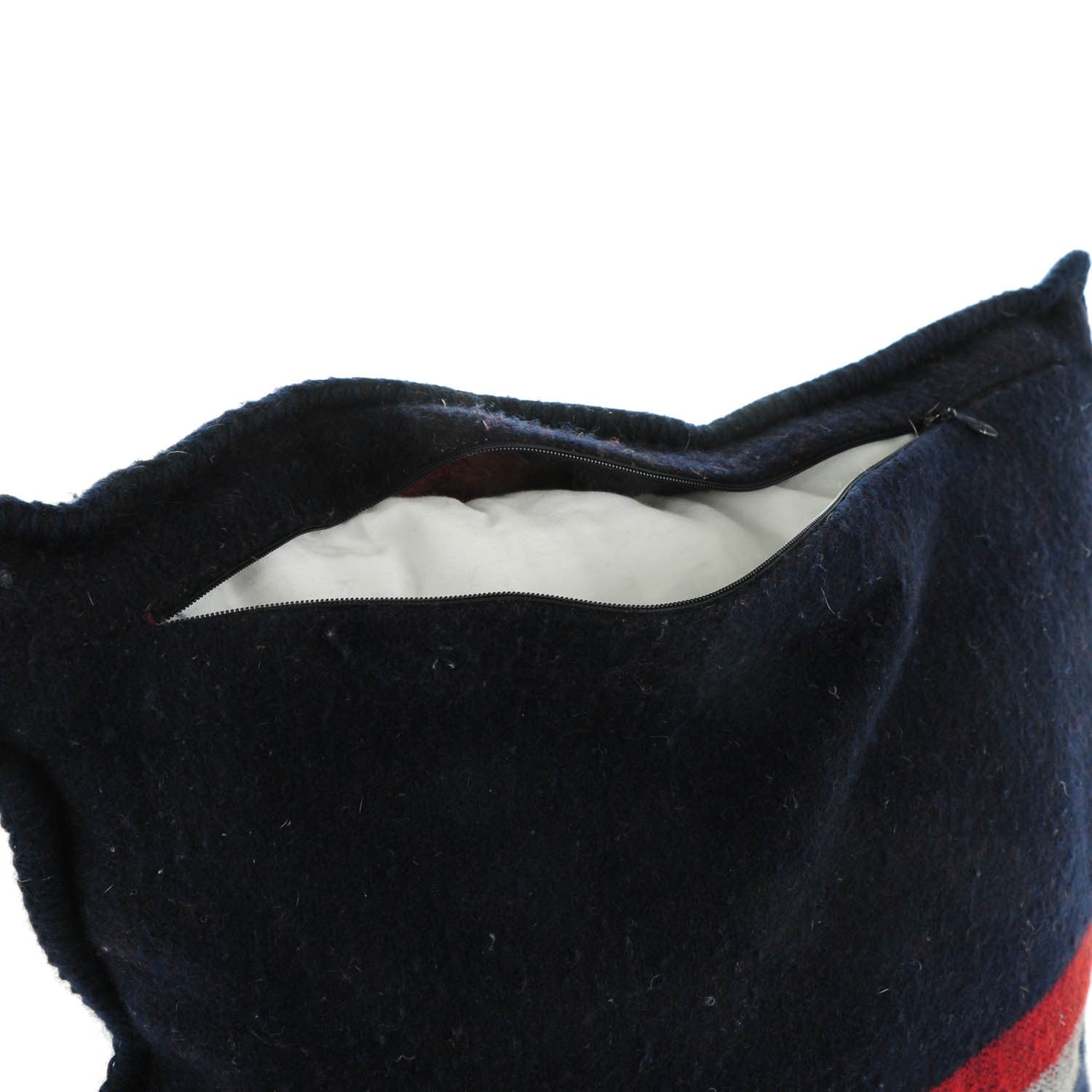 Louis Vuitton Wool Cashmere LV City Cushion Navy 4 of 4