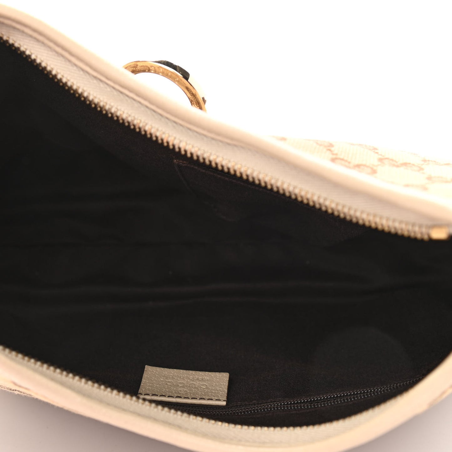 Monogram Medium Abbey D Ring Hobo Off White