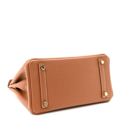 Hermes Togo Birkin 25 Gold 4 of 10