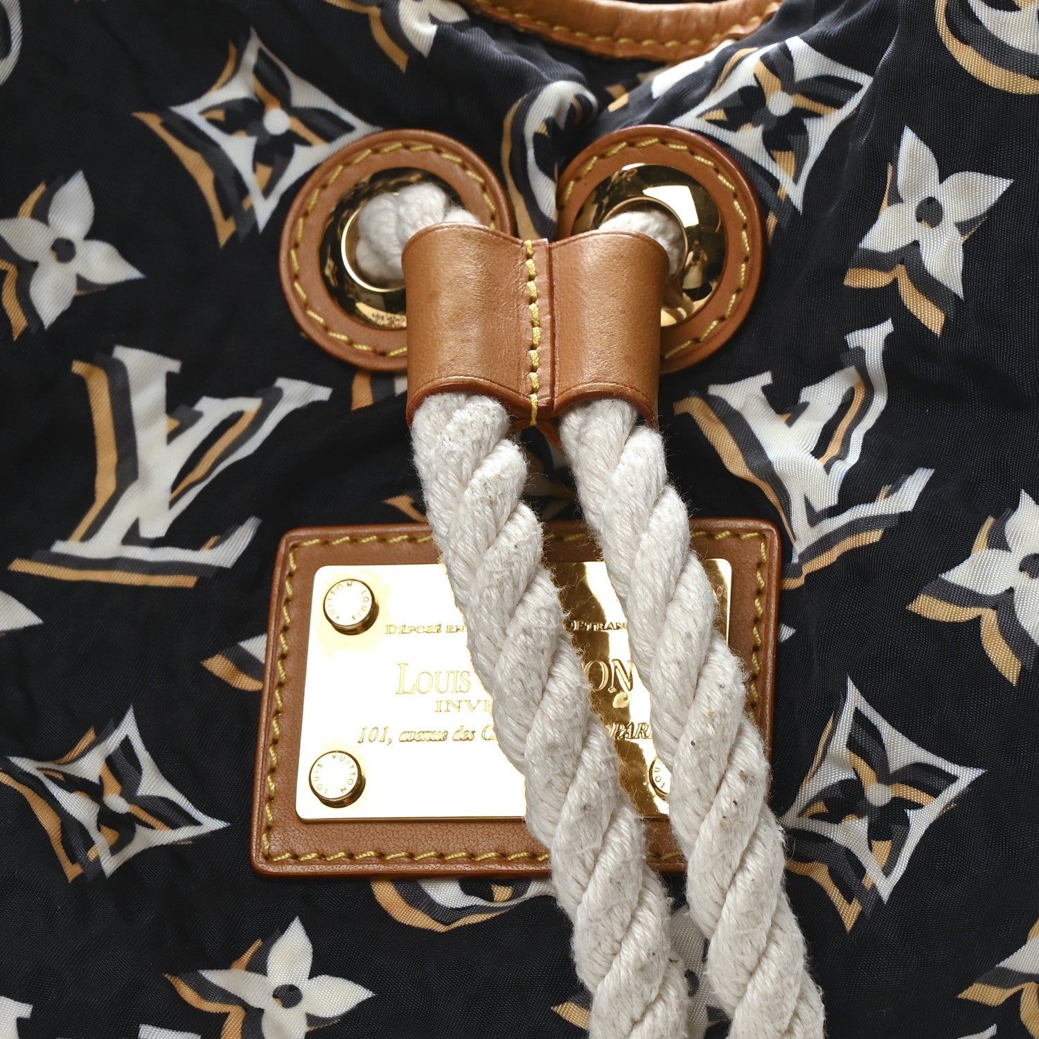 Louis Vuitton Canvas Monogram Cruise Bulles MM Navy 7 of 9