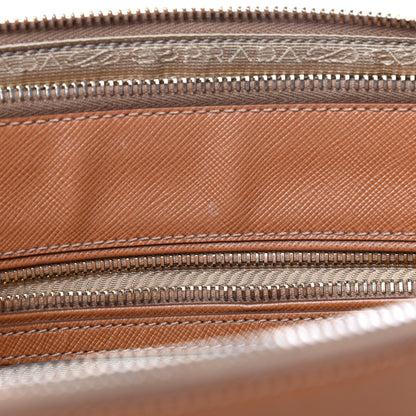 Prada Saffiano Medium Galleria Double Zip Tote Caramel 5 of 13