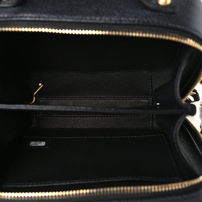 Chanel Caviar Quilted Small CC Filigree Vanity Case Black 5 of 10