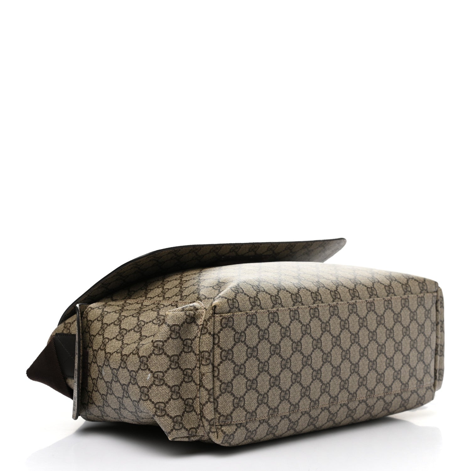 Gucci GG Plus Monogram Messenger Diaper Bag Dark Brown 5 of 16