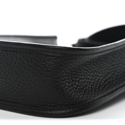 Hermes Taurillon Clemence Evelyne TPM Black 10 of 11