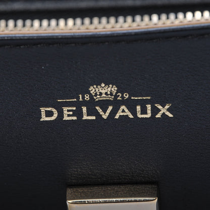 Delvaux Calfskin MM Tempete Satchel Black 6 of 9
