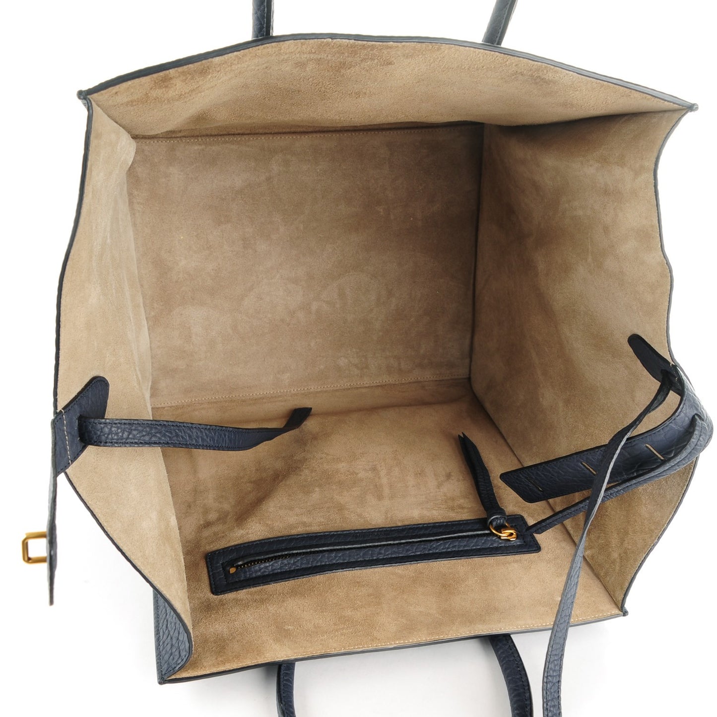 Bullhide Calfskin Medium Phantom Luggage Navy Blue