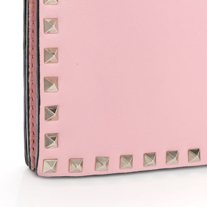Valentino Garavani Nappa Rockstud Wristlet Clutch Water Rose 22 of 23