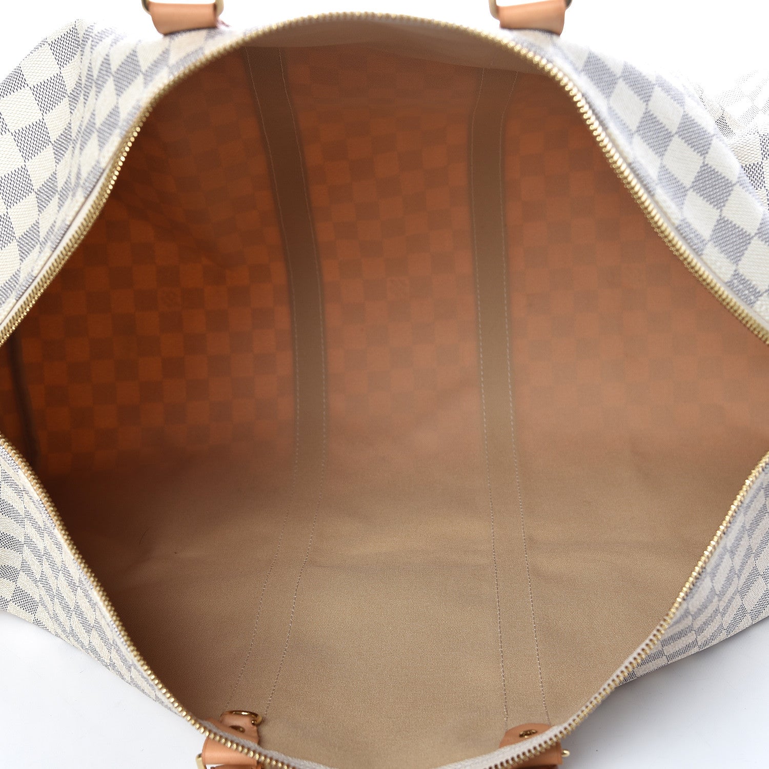 Louis Vuitton Damier Azur Keepall Bandouliere 55 7 of 12