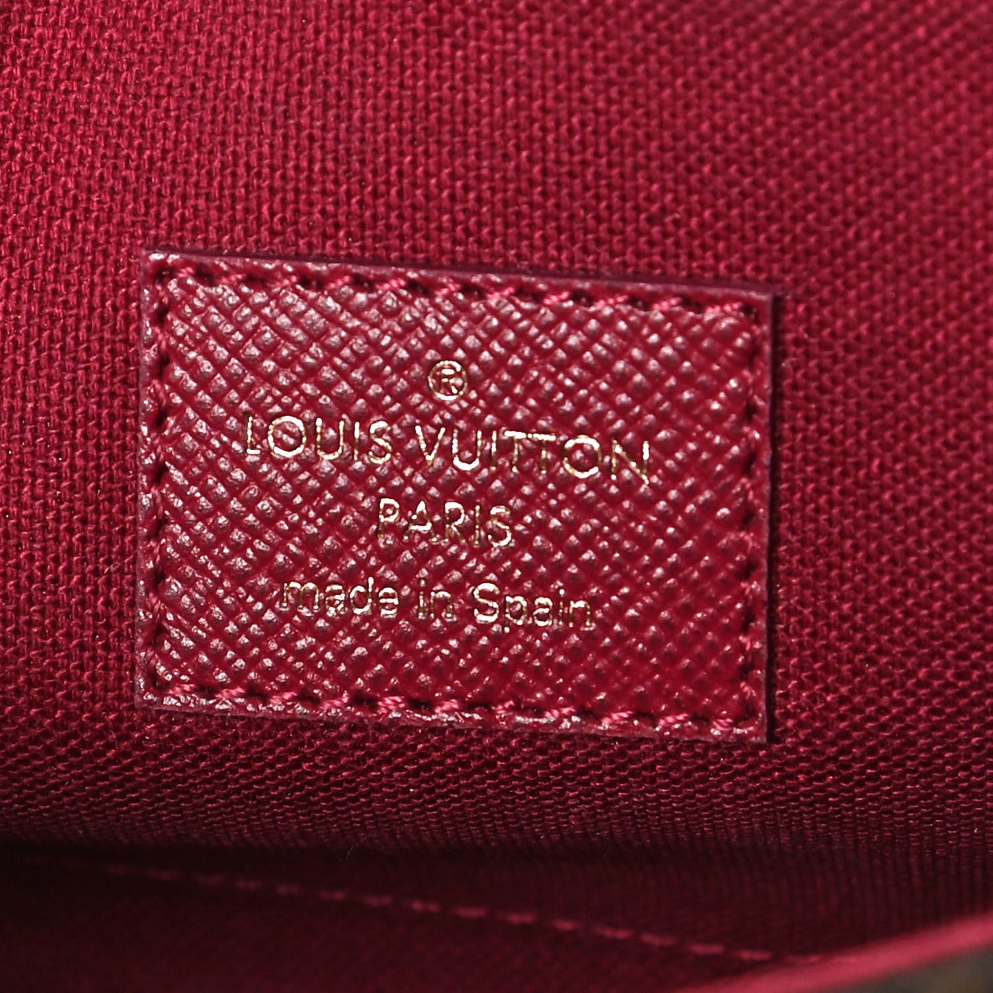 Monogram Pochette Felicie Chain Wallet Fuchsia