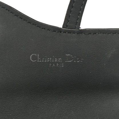 Christian Dior Ultra Matte Calfskin Nano Saddle Chain Pouch Black 6 of 10