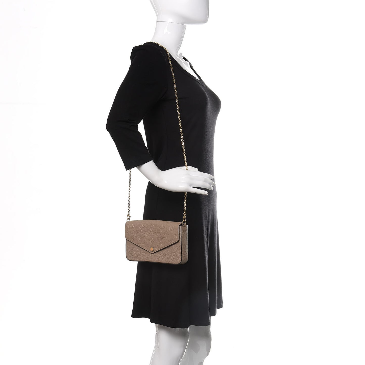 Empreinte Pochette Felicie Chain Wallet Tourterelle