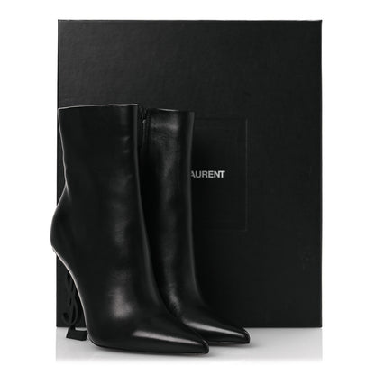 Saint Laurent Nappa Vendome Opyum Ankle Boots 36 Black 11 of 11
