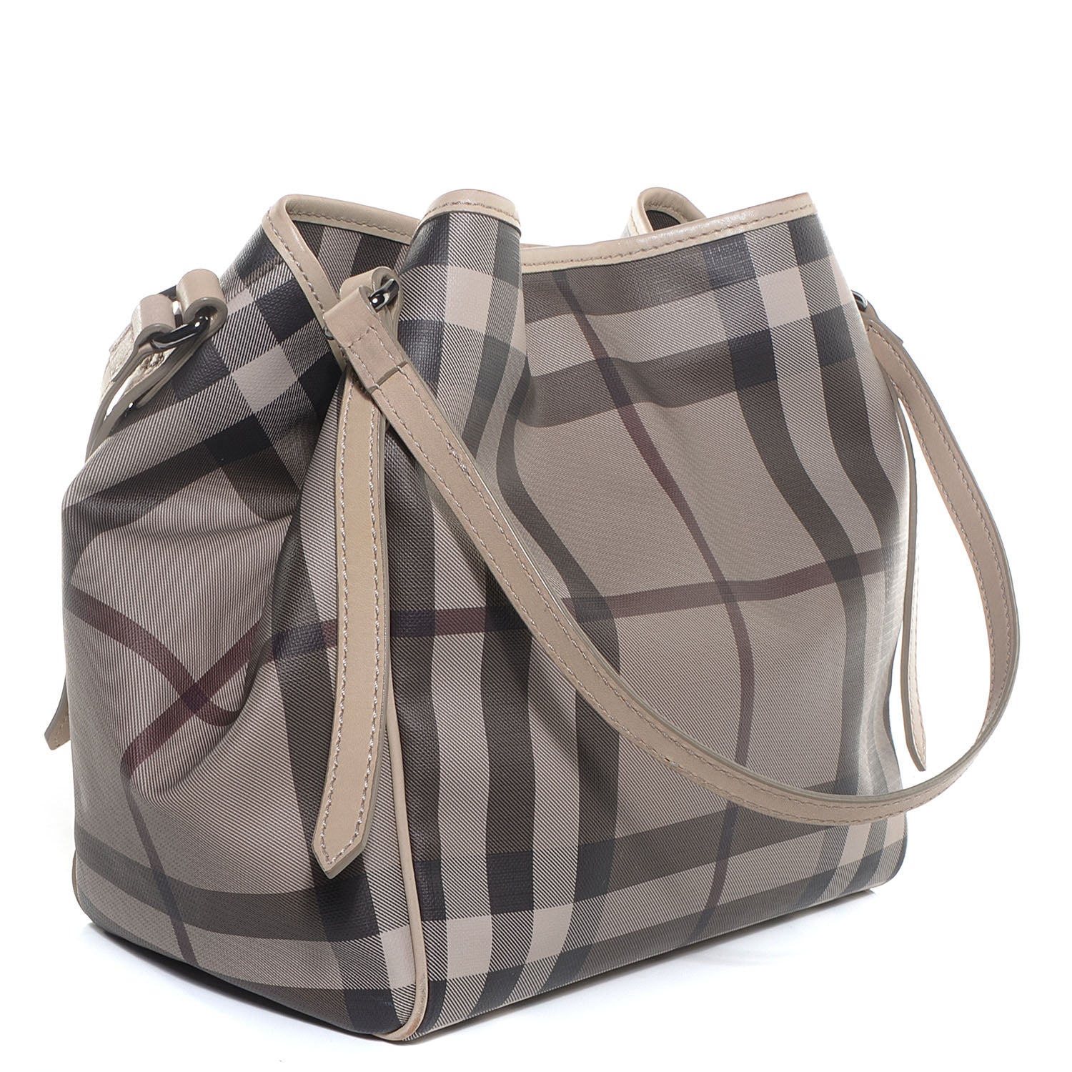 Burberry Smoked Check Small Canterbury Tote Trench 3 of 11