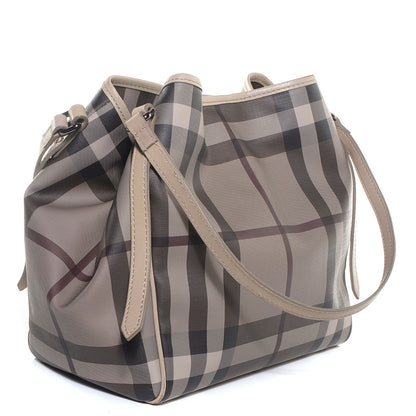 Burberry Smoked Check Small Canterbury Tote Trench 3 of 11
