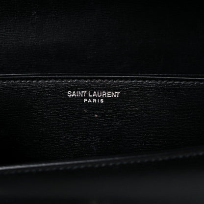 Saint Laurent Calfskin Medium Monogram Sunset Black 6 of 14