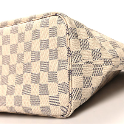 Louis Vuitton Damier Azur Neo Neverfull MM Rose Ballerine 11 of 12