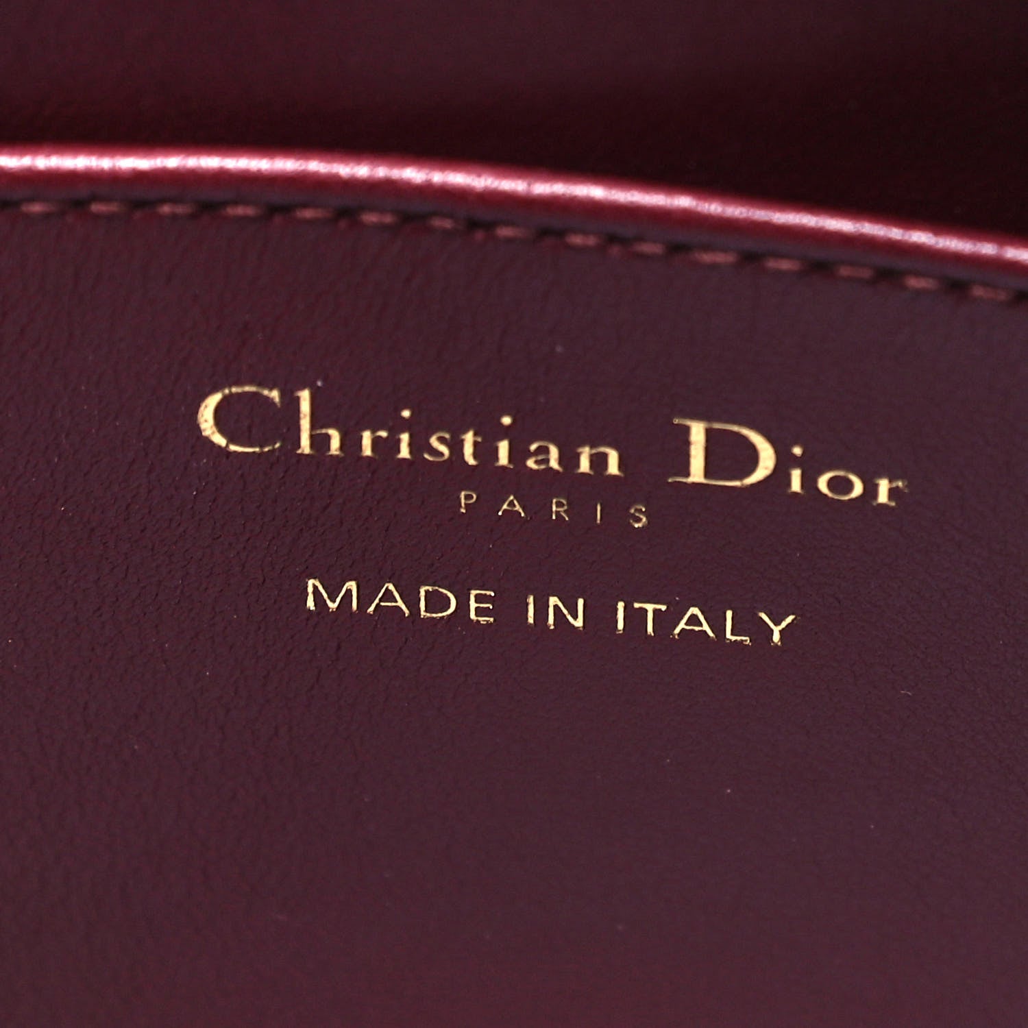 Christian Dior Lambskin Cannage Lily Tote Red Sapphire Blue 8 of 9