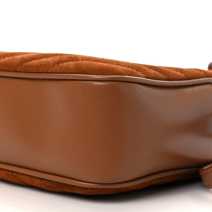 Saint Laurent Suede Matelasse Monogram Lou Camera Bag Cinnamon 8 of 8
