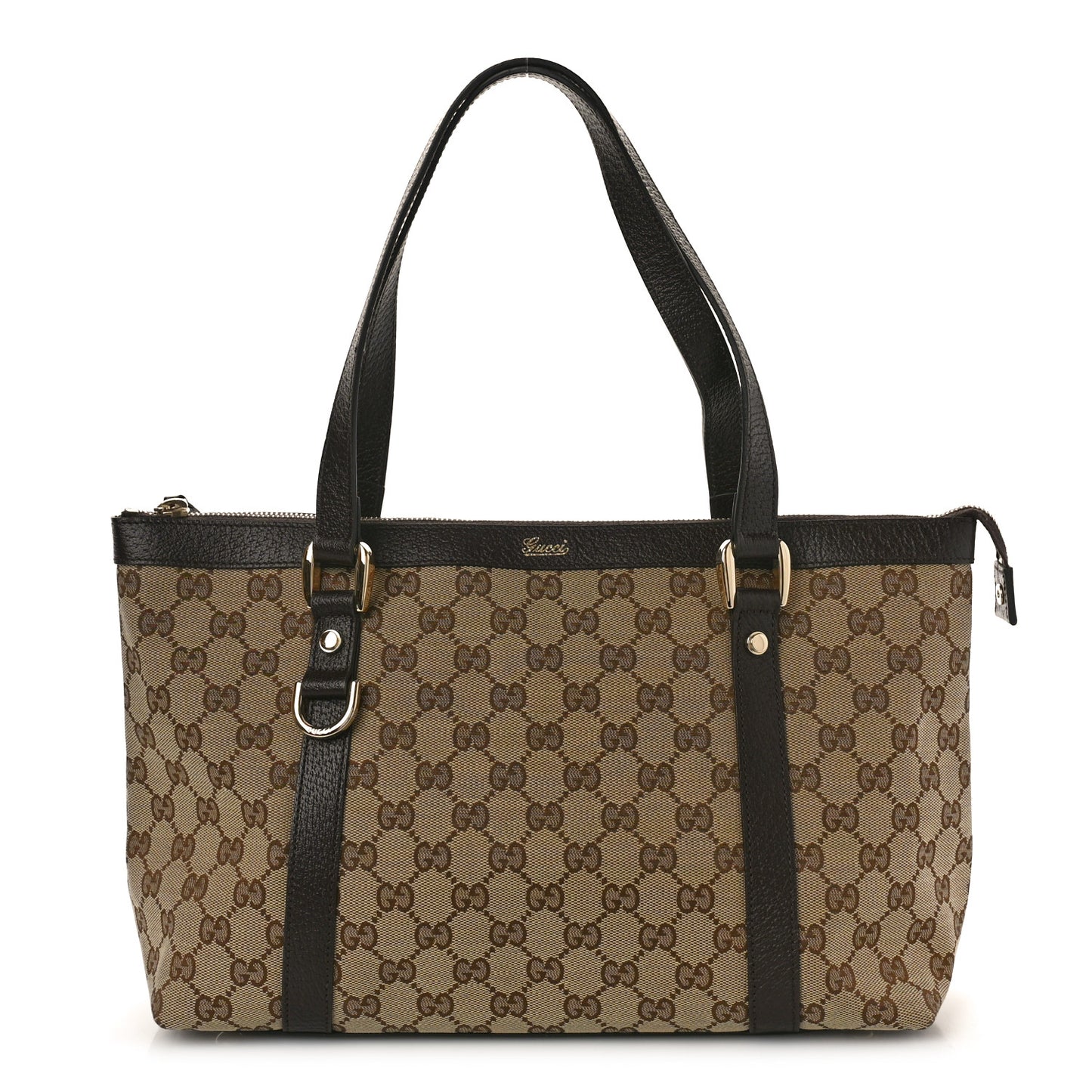 Monogram Medium Abbey Tote Brown