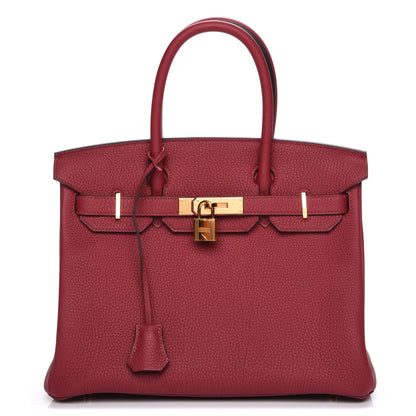 Hermes Togo Birkin 30 Rouge Grenat 1 of 26