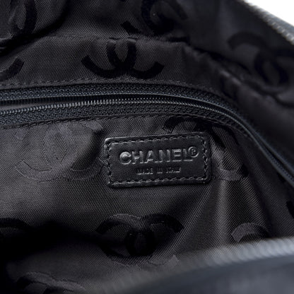Chanel Jersey Quilted Chocolate Bar Shoulder Bag Black 6 of 9