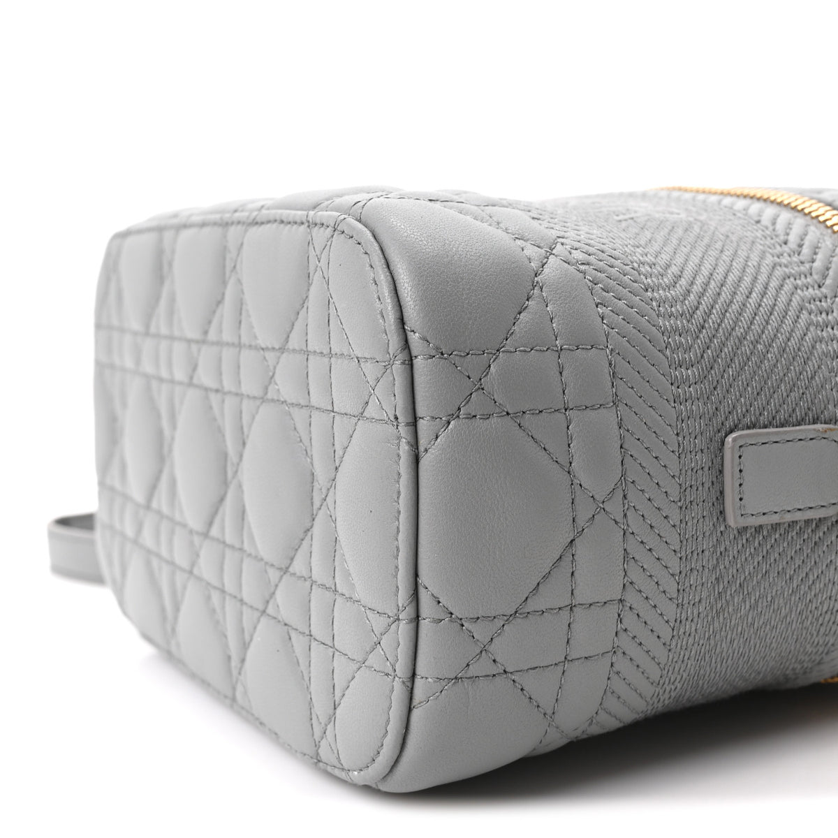 Christian Dior Lambskin Cannage Small Diortravel Vanity Case Cloud Blue 10 of 10