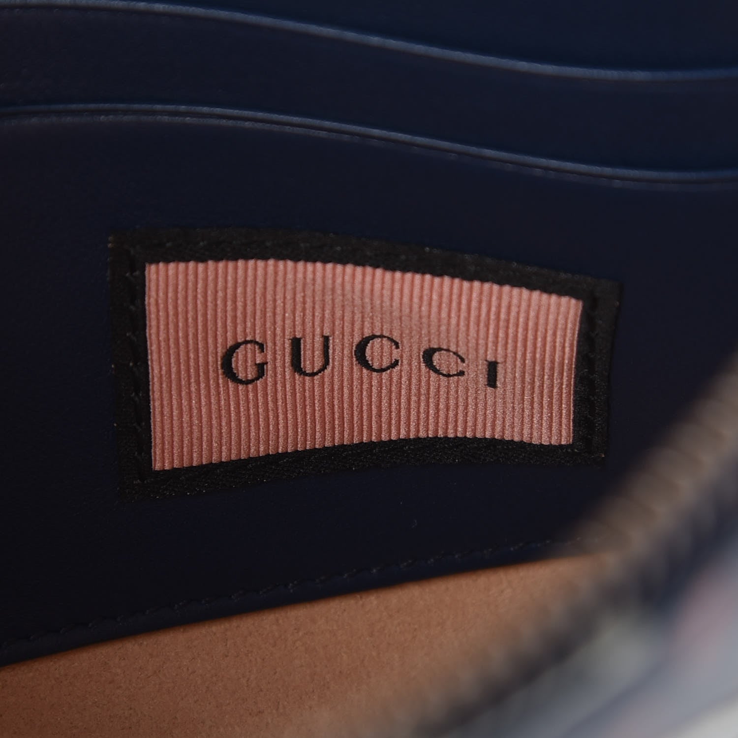 Gucci Calfskin Matelasse GucciGhost Mini GG Marmont Chain Bag Blue Agata Hibiscus Red 8 of 10