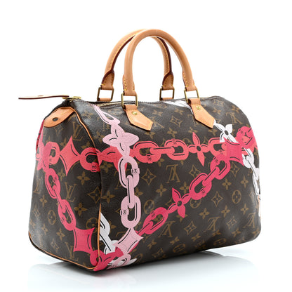 Louis Vuitton Monogram Bay Speedy 30 Rose Ballerine Poppy 3 of 10