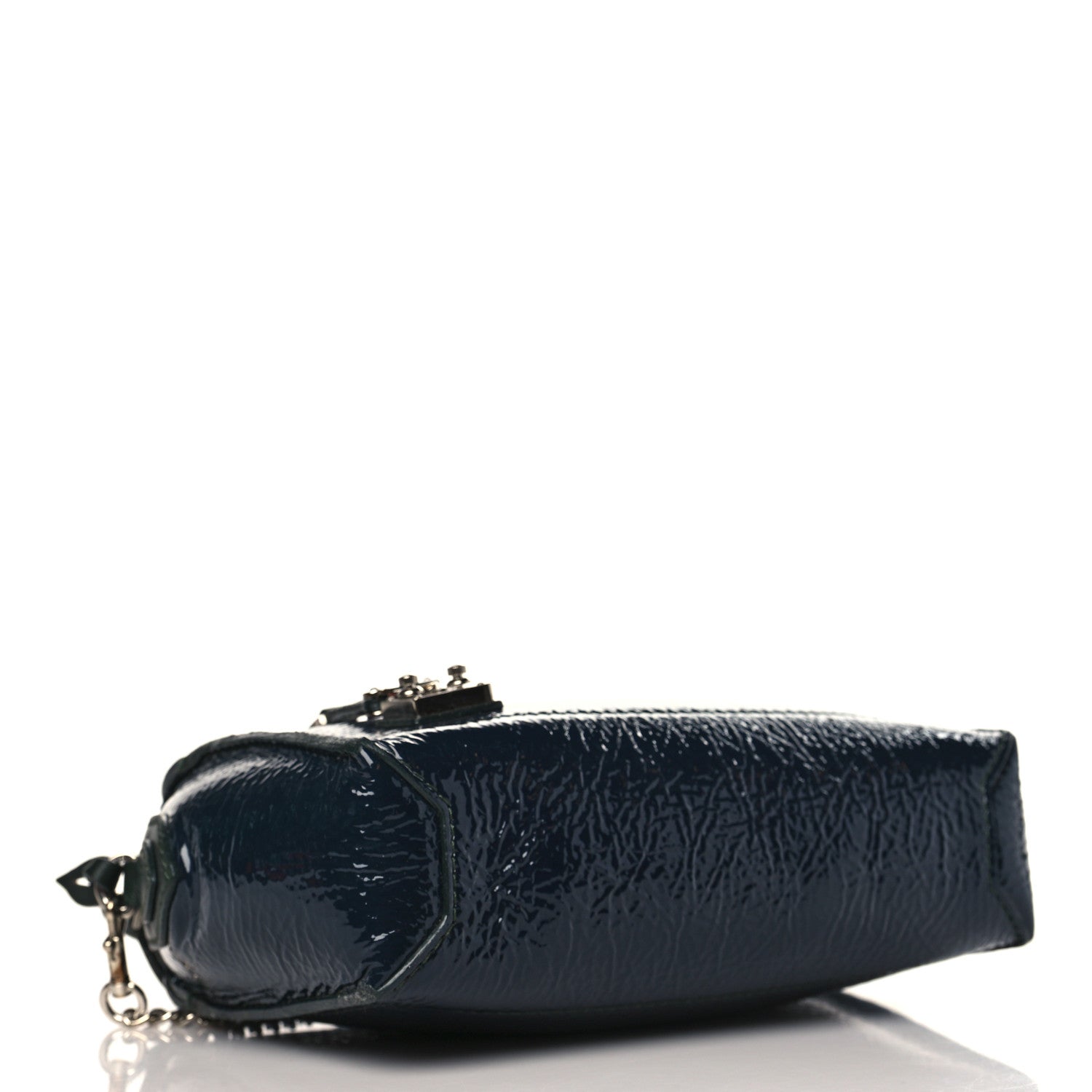 Louis Vuitton Vernis Deerskin Bonded Chain Pochette Marine 4 of 9