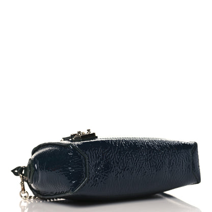 Louis Vuitton Vernis Deerskin Bonded Chain Pochette Marine 4 of 9