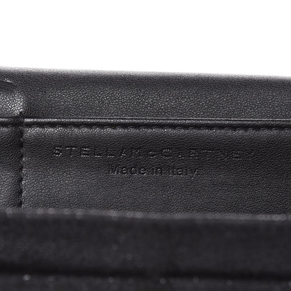 Stella McCartney Shaggy Deer Falabella Flap Wallet Black 6 of 8