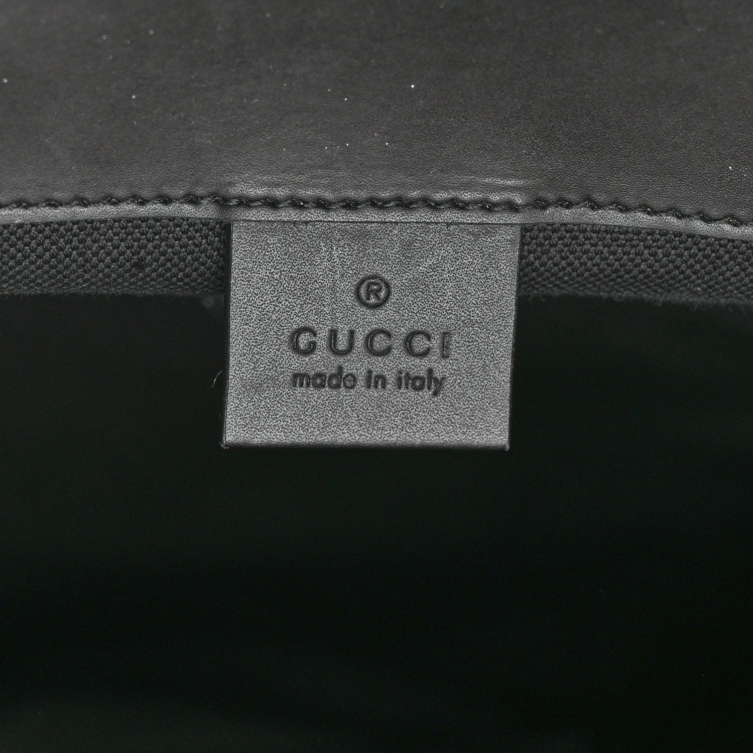 Gucci Soft GG Supreme Monogram Appia Calfskin Web Double Buckle Backpack Black 6 of 11