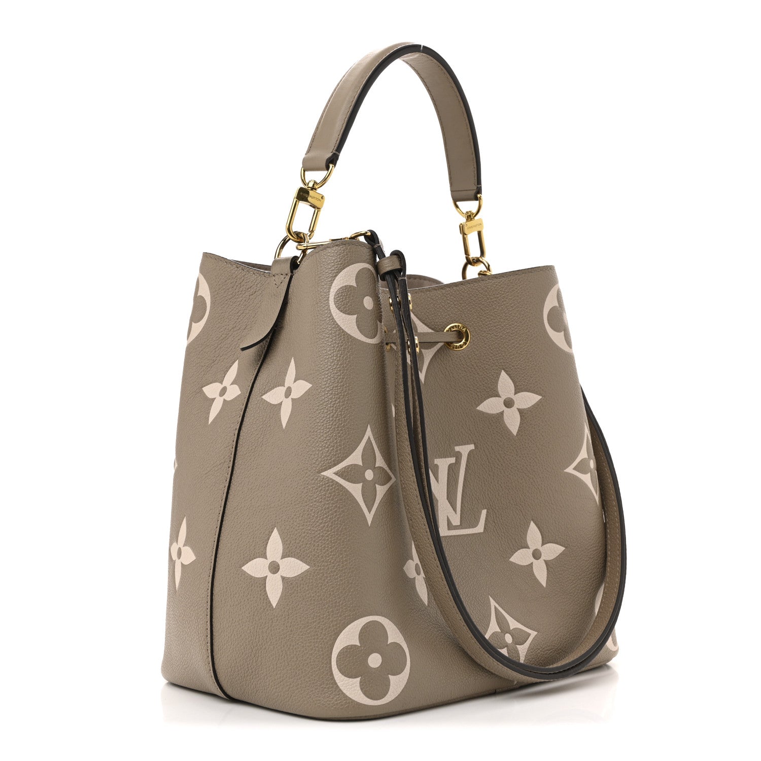 Louis Vuitton Empreinte Monogram Giant Neonoe MM Tourterelle Creme 3 of 10