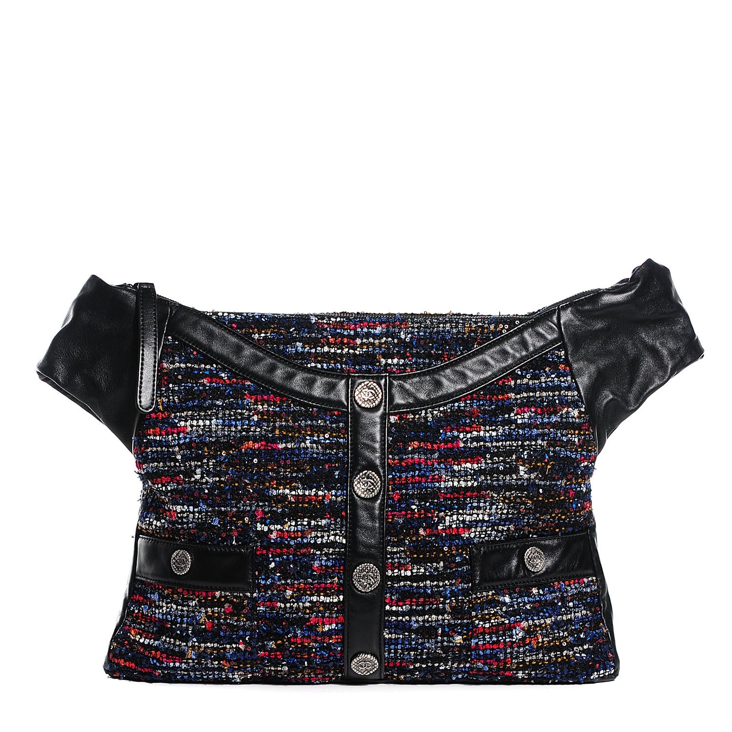 Chanel Lambskin Tweed Small Girl Bag Multicolor Black 1 of 7