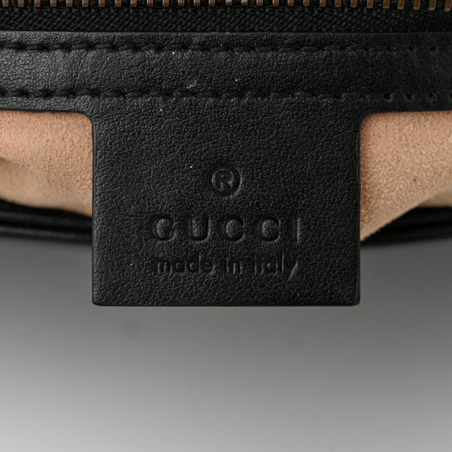 Gucci Calfskin Matelasse Small GG Marmont Shoulder Bag Black 6 of 11