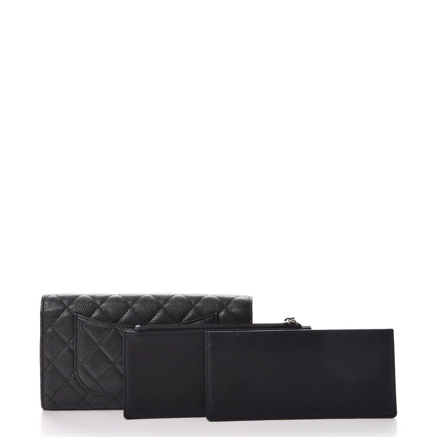 Chanel Caviar Quilted Travel Wallet Black 5 of 15