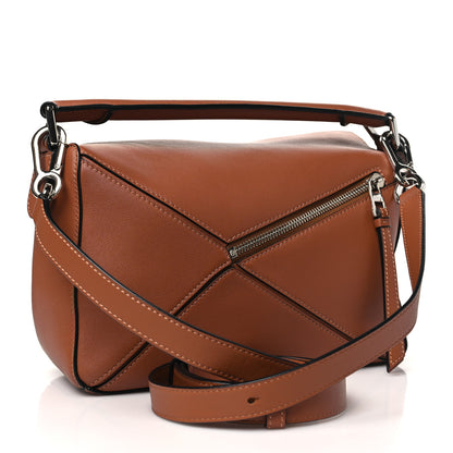 Loewe Calfskin Small Puzzle Bag Tan 3 of 9